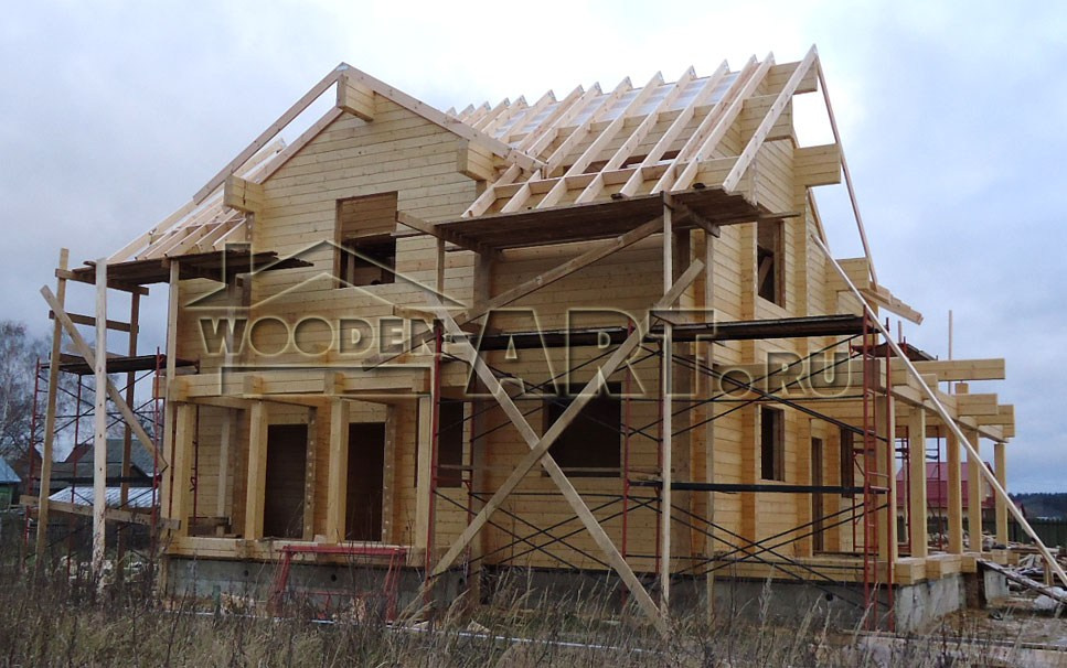 «Рыбушкино» 249 кв. м. Проекты деревянных домов