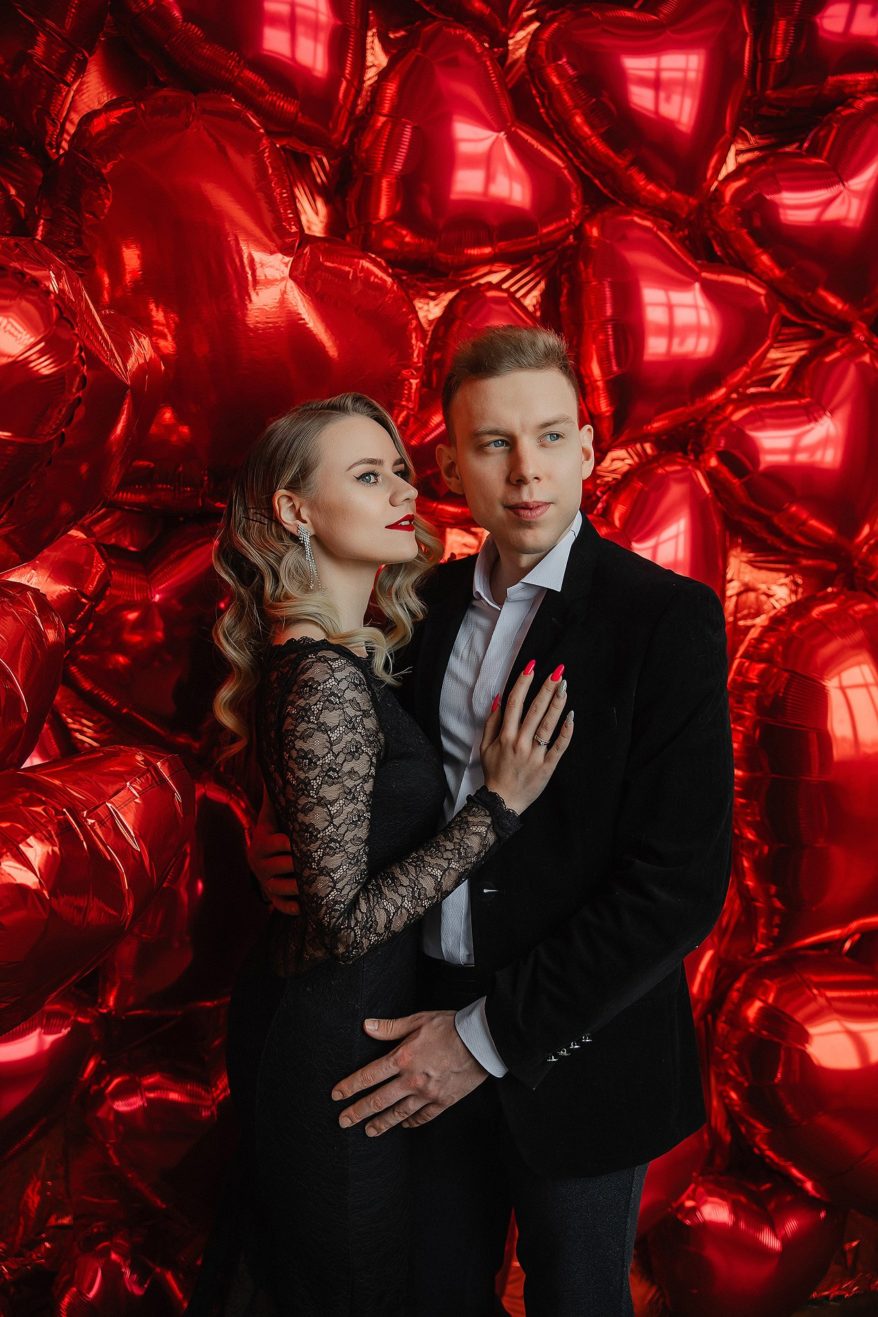 Love story в студии. Фотограф Олеся Жомер