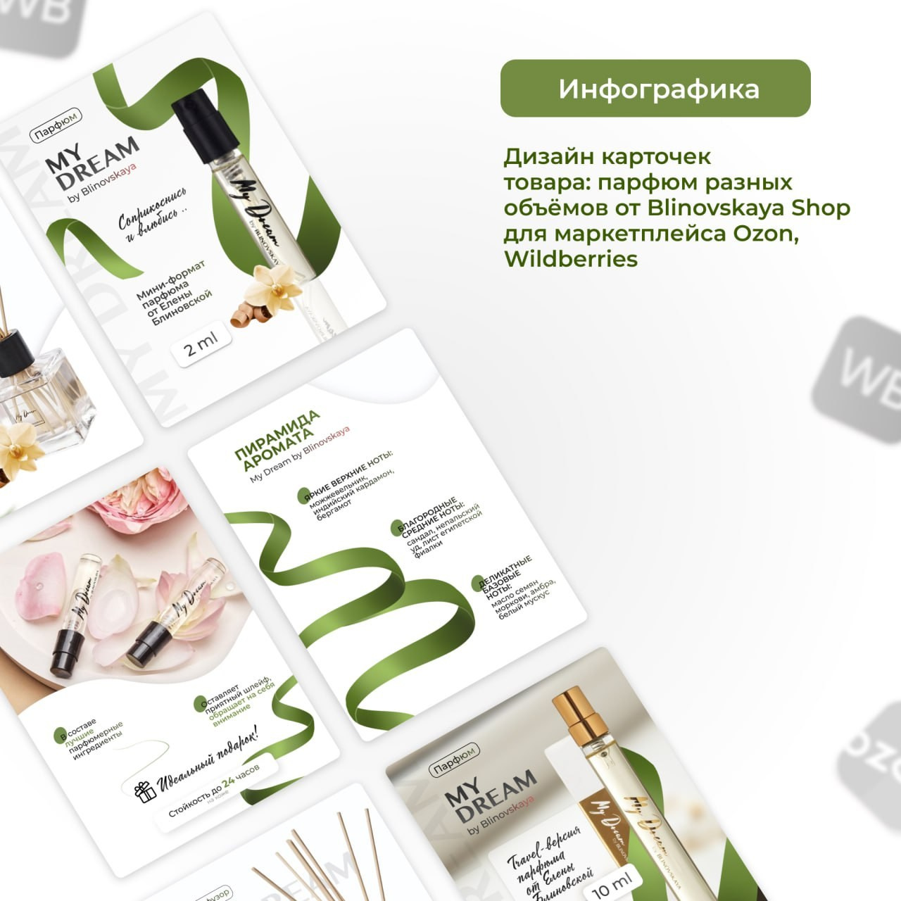 Инфографика, дизайн карточек для маркетплейсов: ВБ, Озон. Фотограф в Брянске — Анна Арутюнян