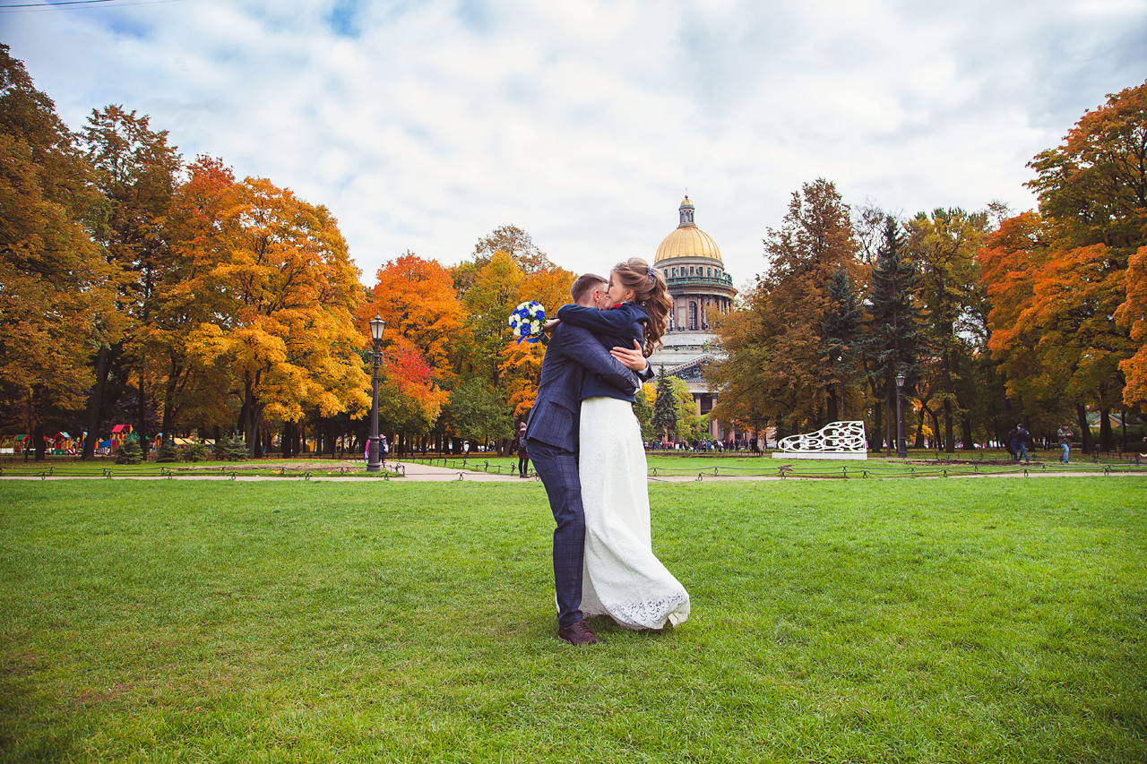 Осенняя свадьба. Фотограф в Санкт-Петербурге Елизавета Сорокина