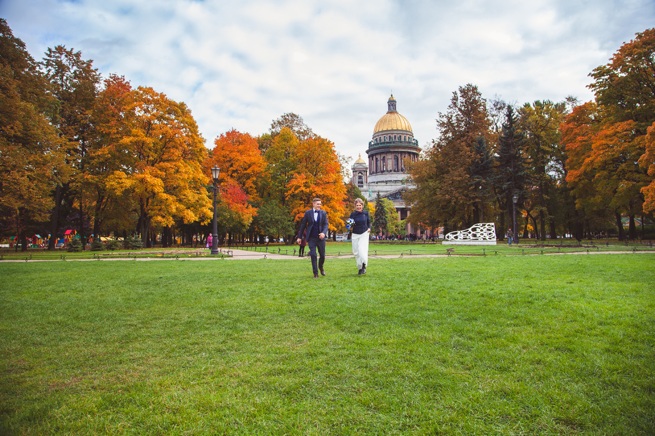 Осенняя свадьба. Фотограф в Санкт-Петербурге Елизавета Сорокина