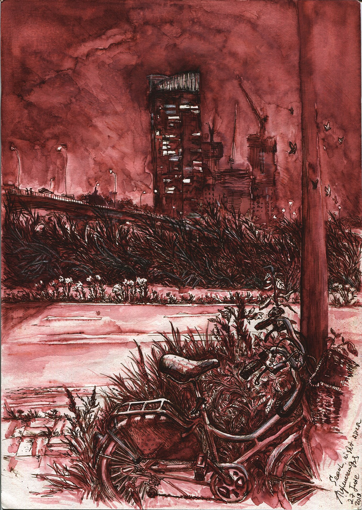 Путевые зарисовки. Художник Перепеченова-Феофанова Анна