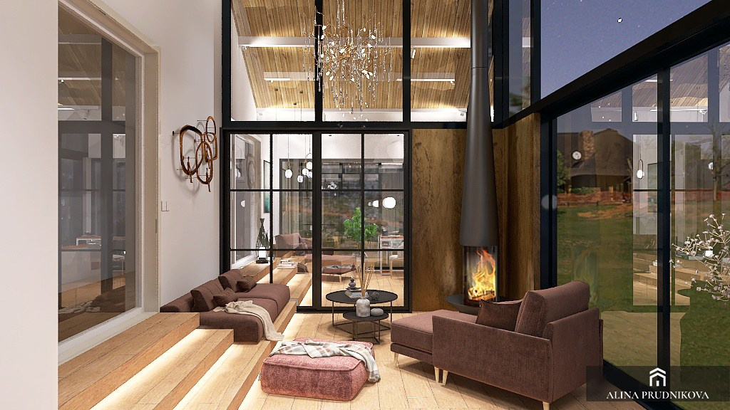 Терраса в частном доме Удмуртия. Алина Прудникова дизайн интерьера, хоумстейджинг