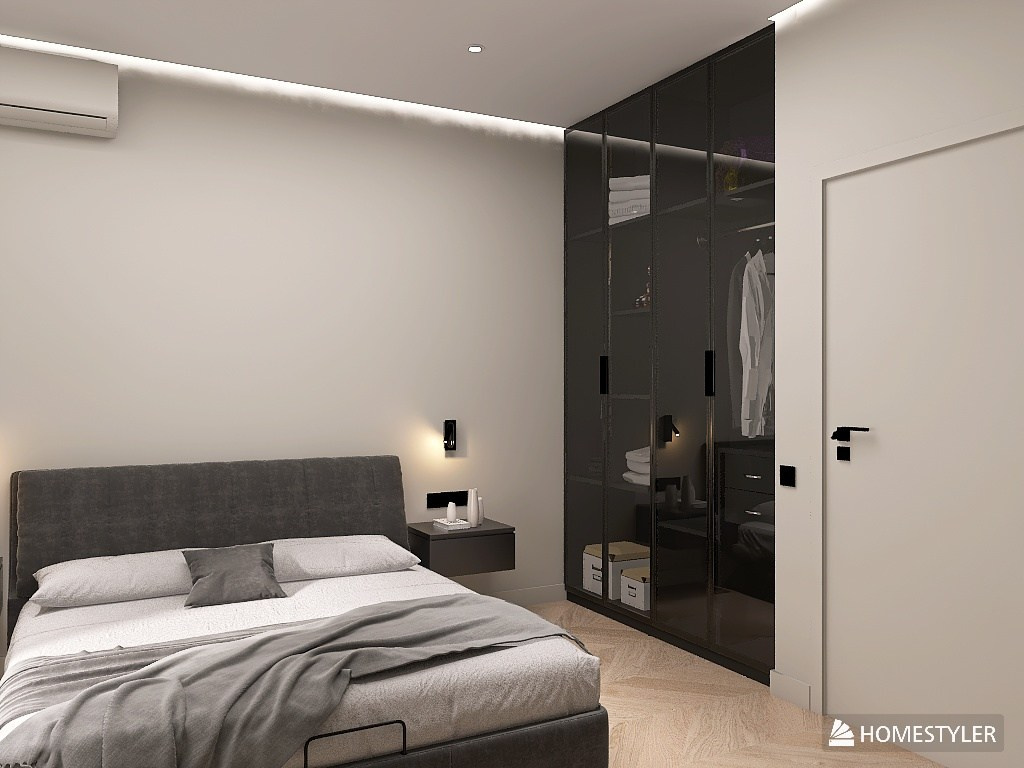 Мастер класс по 3D визуализации спальни 11 м² в Homestyler. Дизайн интерьера, обучение дизайну интерьера, гайды