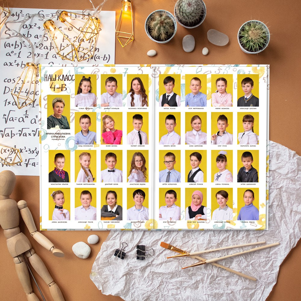 Выпускные альбомы в школу 4 класс 1 разворот супер мини заказать Иваново Ярославле Костроме Владимире. Выпускные альбомы в Иваново в детский сад и школу. Александр и Светлана Янкины