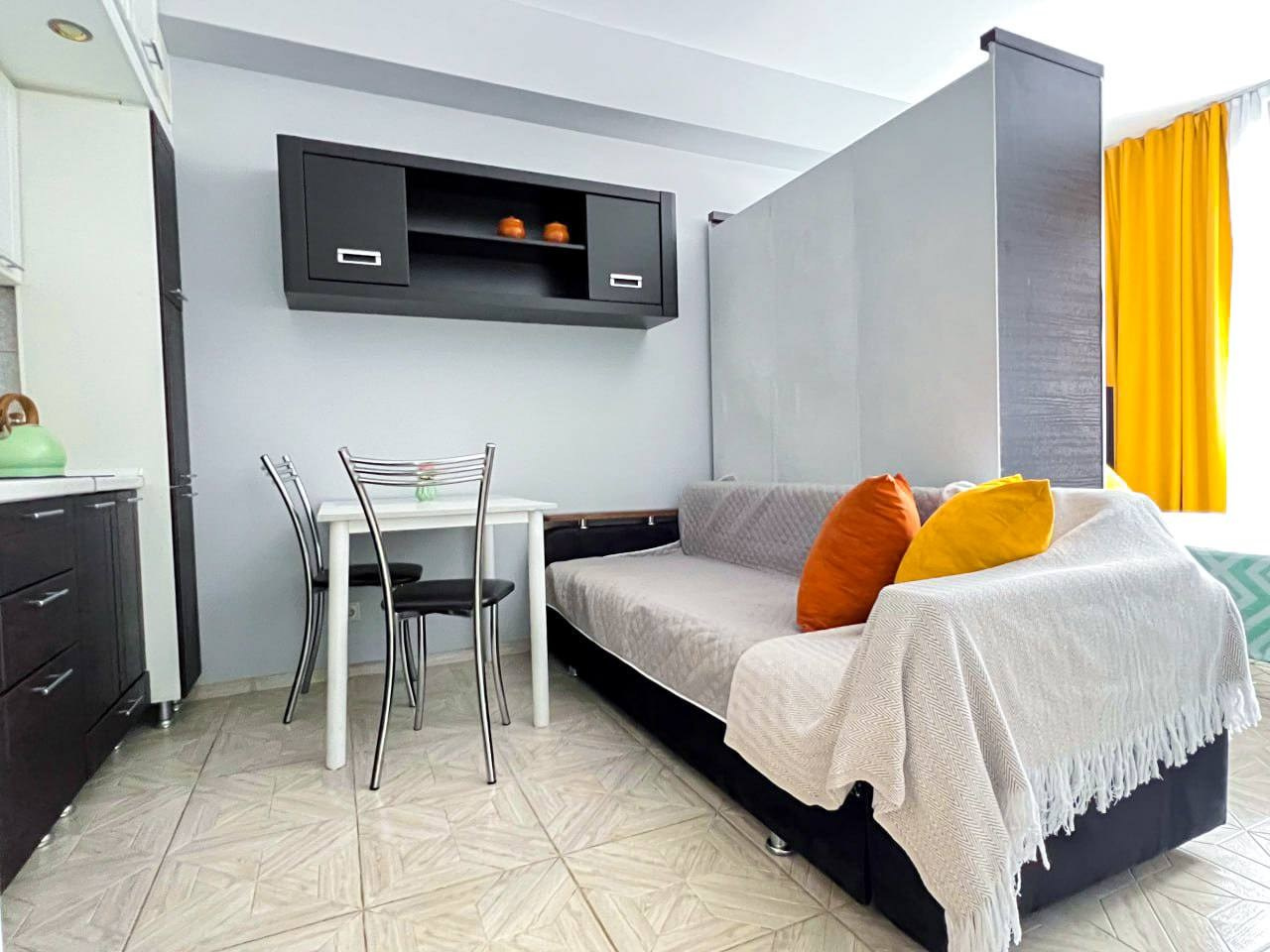 Просторная студия с видом на горы в Красной Поляне. Квартиры посуточно, длительно в Сочи, LARA APART GROUP