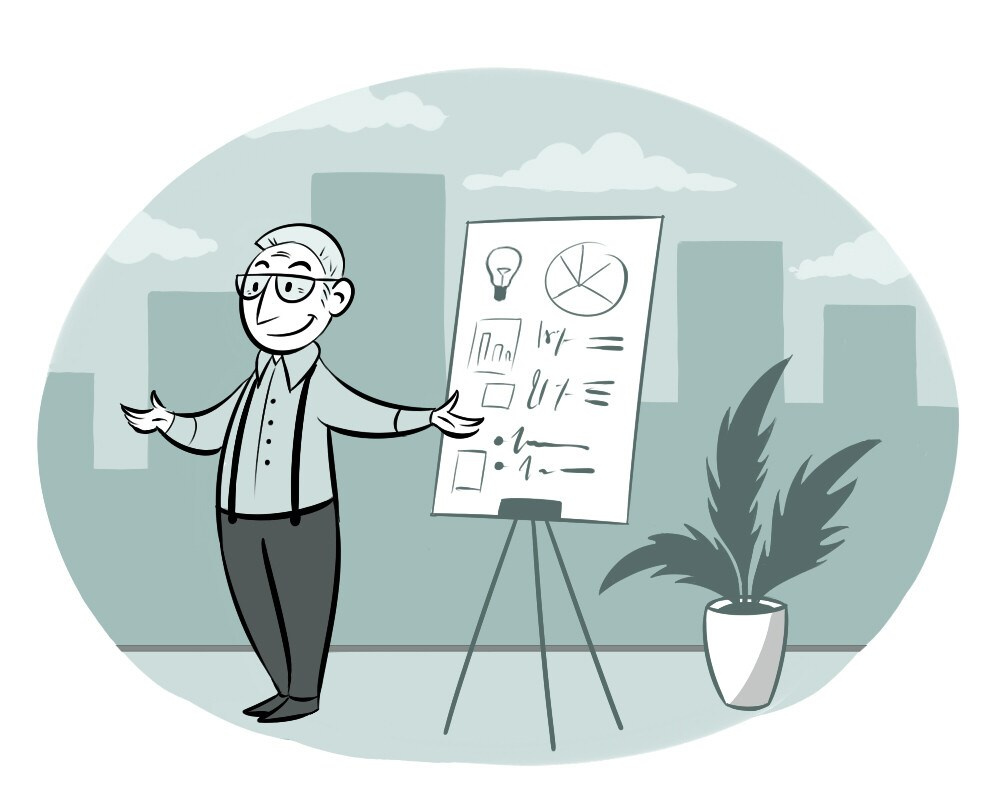 Корпоративные иллюстрации (серия). Мира (жы!) и Наваждения