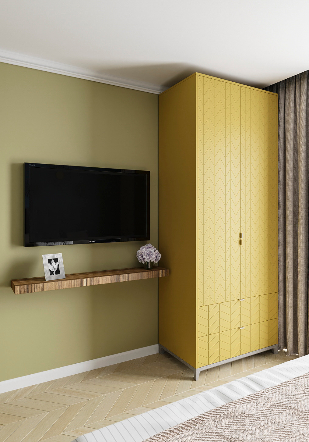 CAMERA DA LETTO, ZELENOGRADSK. Irina Balykina — Interior 3D Visualisation