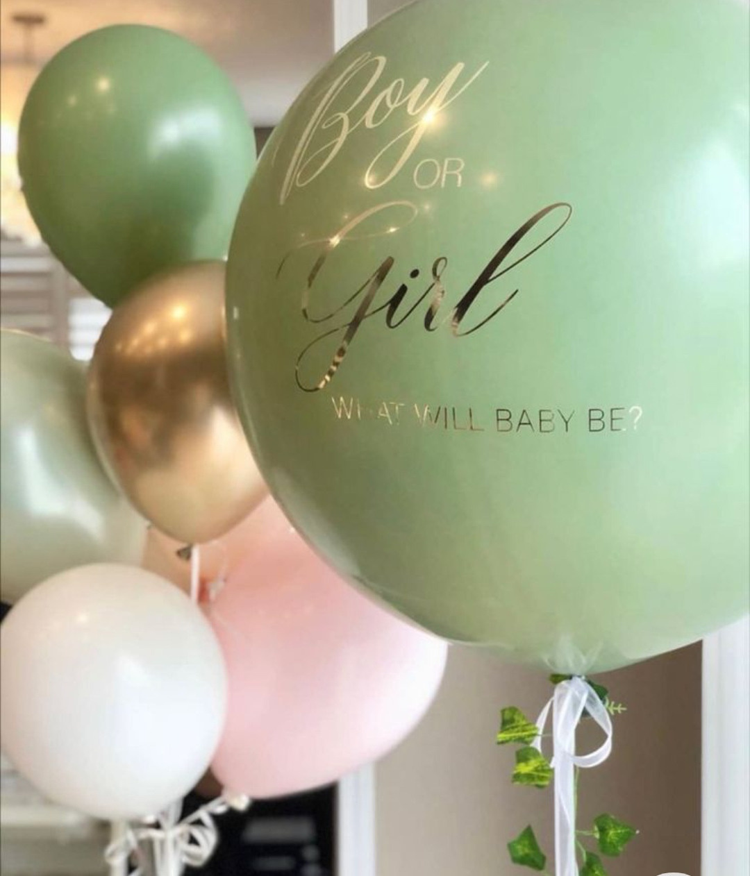 Гендерные шары. Аэродизайнер Елена Лин