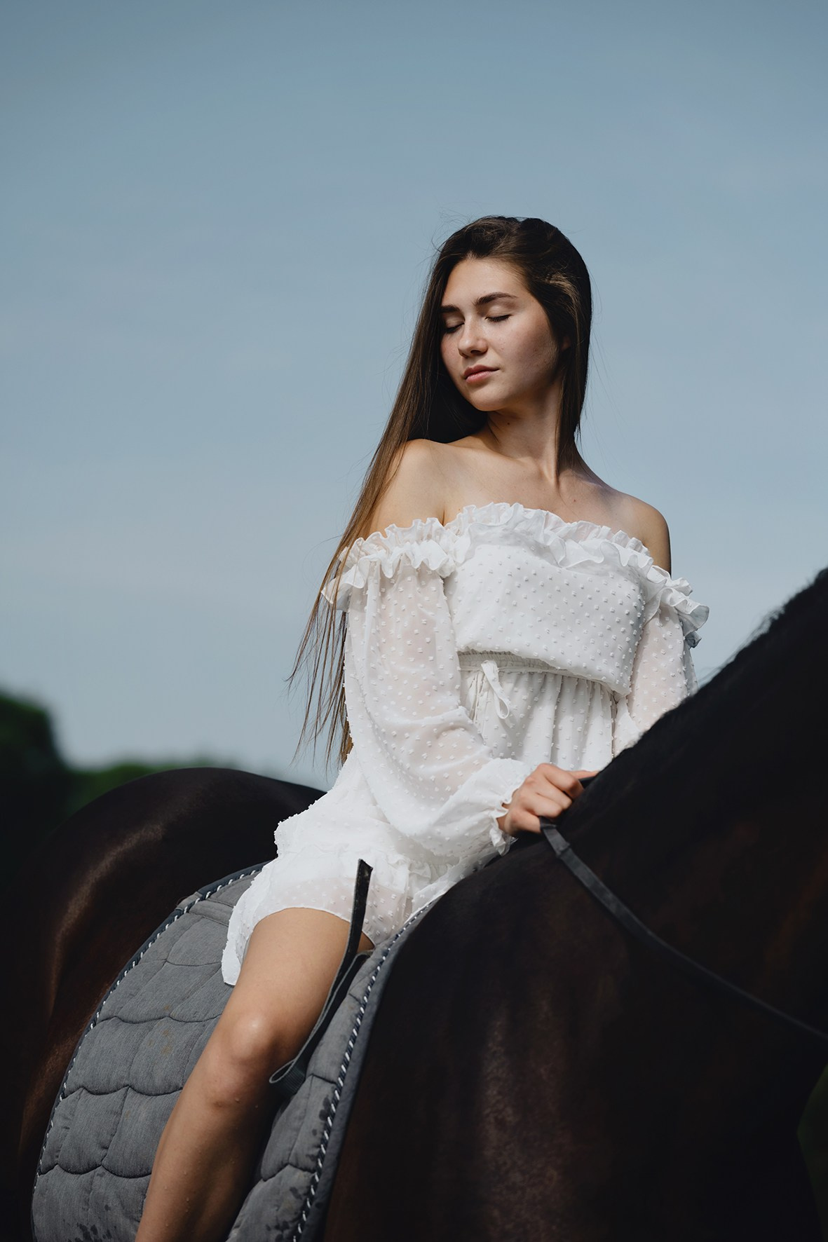 С лошадками. Семейный фотограф и анималист в Москве и Московской области