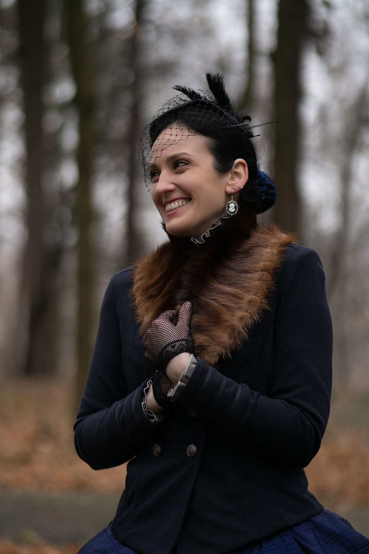 Мария. Прогулка. Художественная винтажная фотография