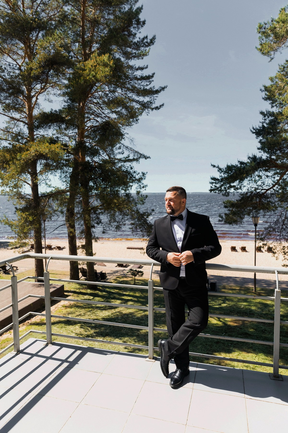 Свадебная фотосессия на берегу Горьковского моря. Свадебный фотограф в Нижнем Новгороде и Москве Сергей Воробьев