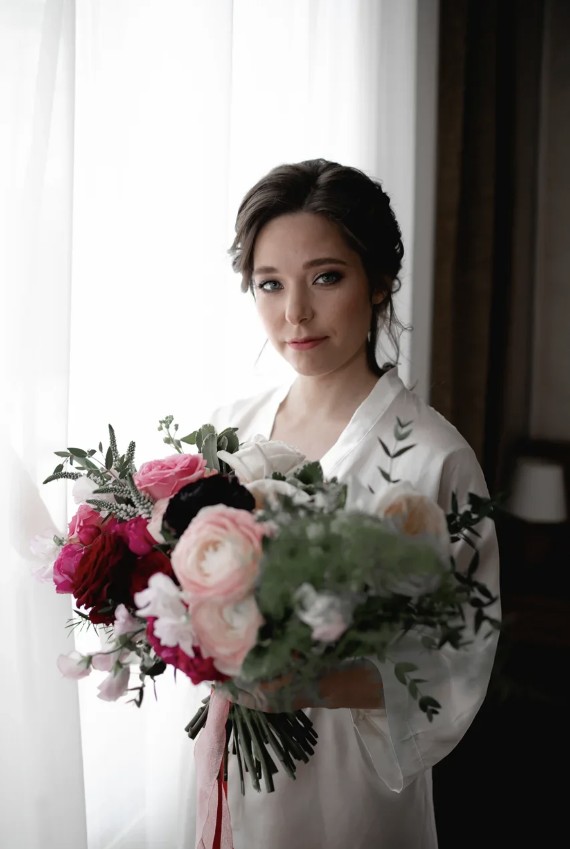 Зимний букет невесты