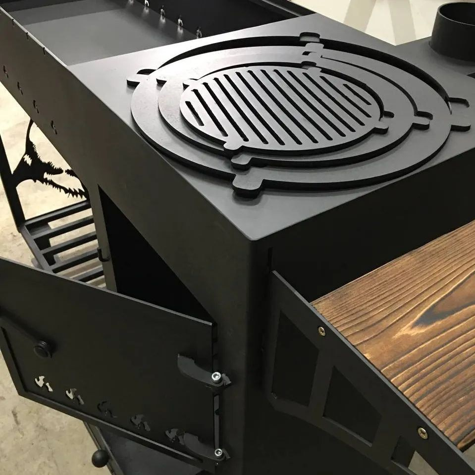 Мангалы с печью под казан. Купить / заказать мангал для дома в Краснодаре от производителя «Мангал Мастер»