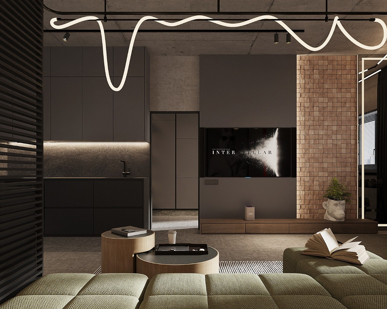 ЖК «Солнечный квартал», 73 м². Room Design Studio