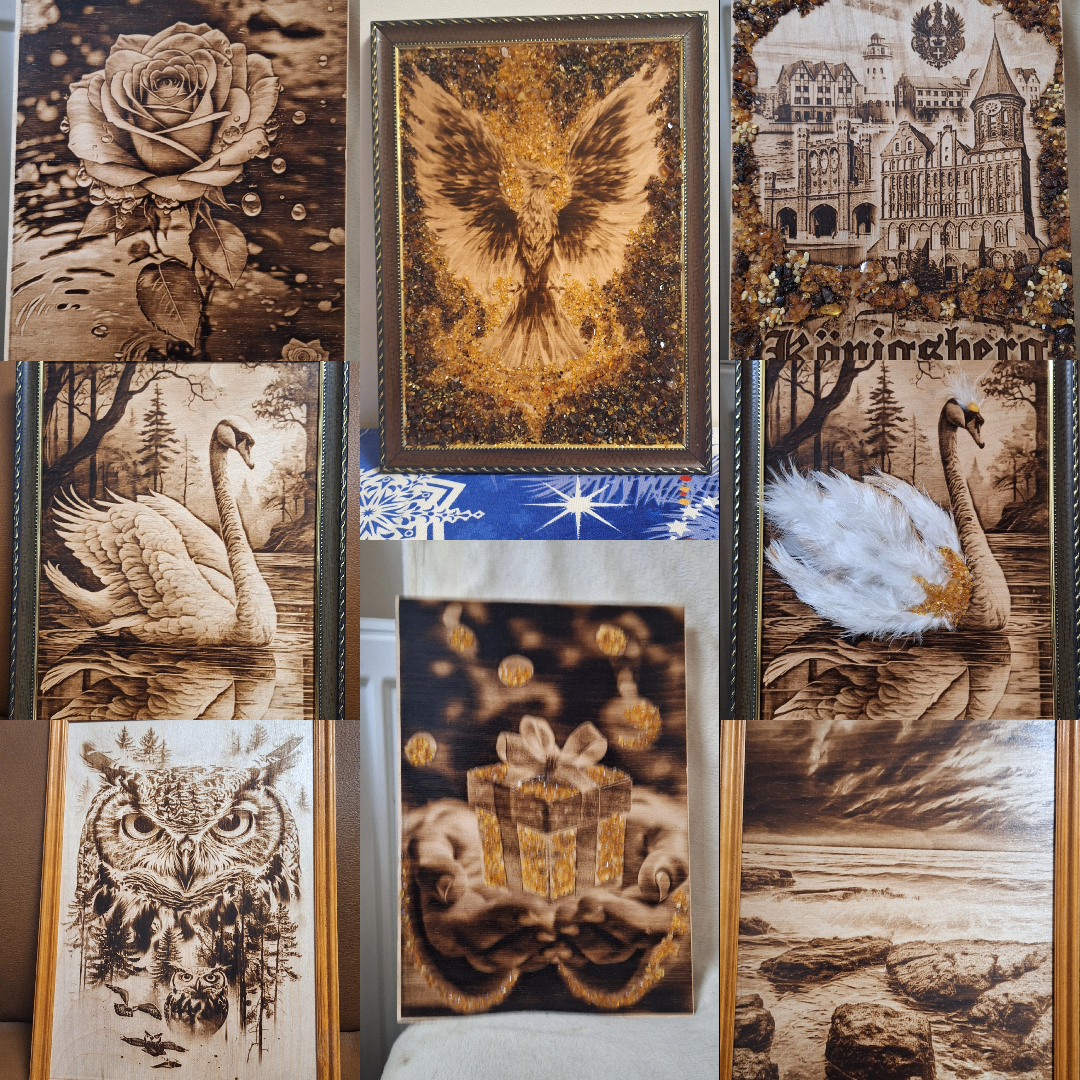 МАСТЕРСКАЯ. Выжигания картин и портретов по фото