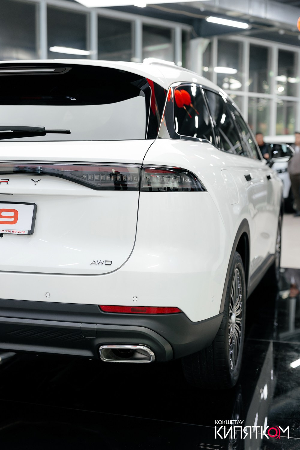 CHERY TIGGO 9. КИПЯТКОМ КОКШЕТАУ