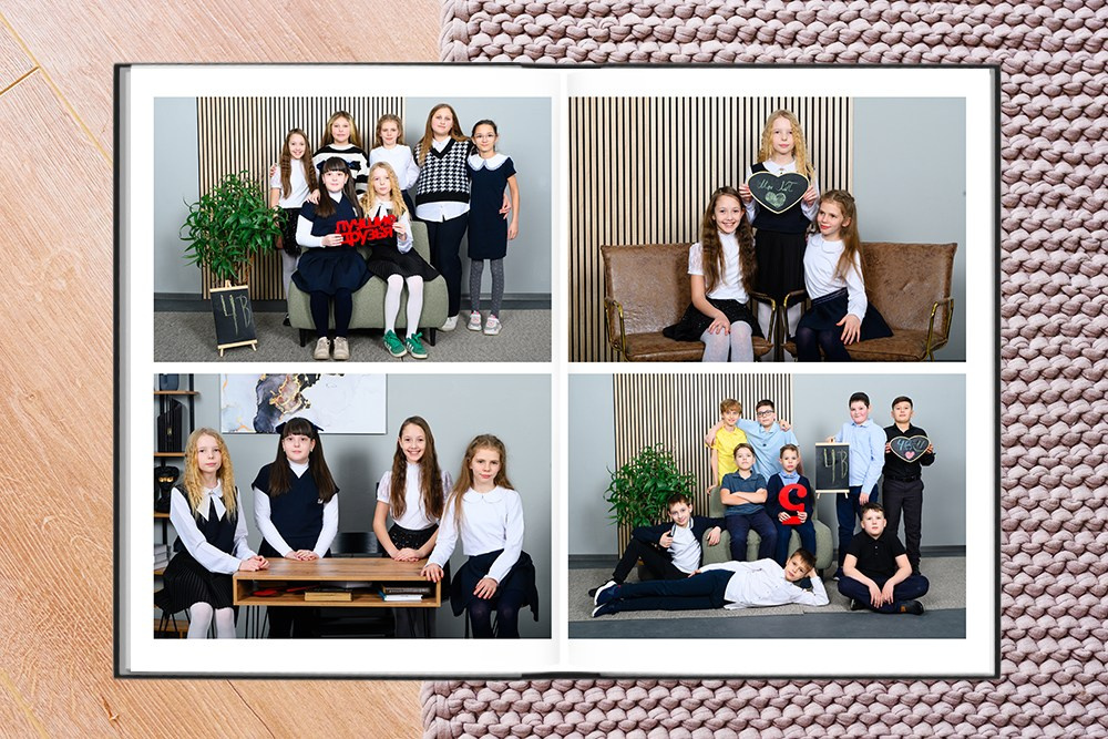 Выпускной альбом для школы «Стиль». Студия выпускных альбомов Ольги Галкиной. Томск