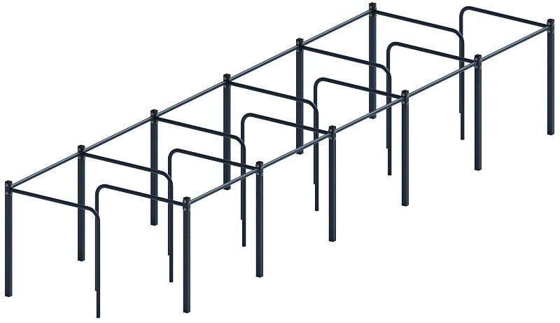 Лабиринт СО 2.95.07 Габариты (ШхДхВ): 6100х1550х1055 Зона безопасности, мм: 9100х4550