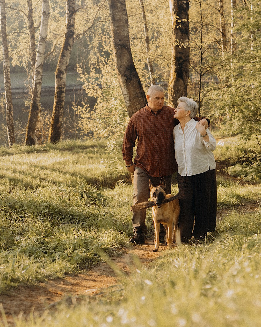 Наталья, Сергей и Уна. Фотограф анималист в Москве и Санкт-Петербурге Свиридова Анна