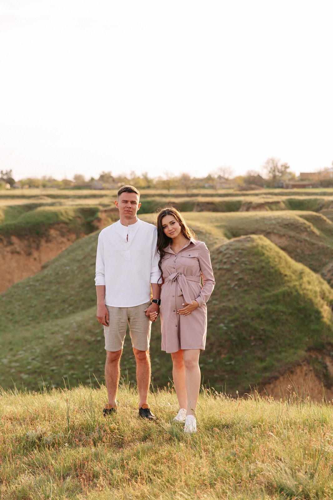 Съемка в ожидании с мужем на закате. Свадебный фотограф и видеограф Краснодар, Ростов, Сочи, Новороссийск