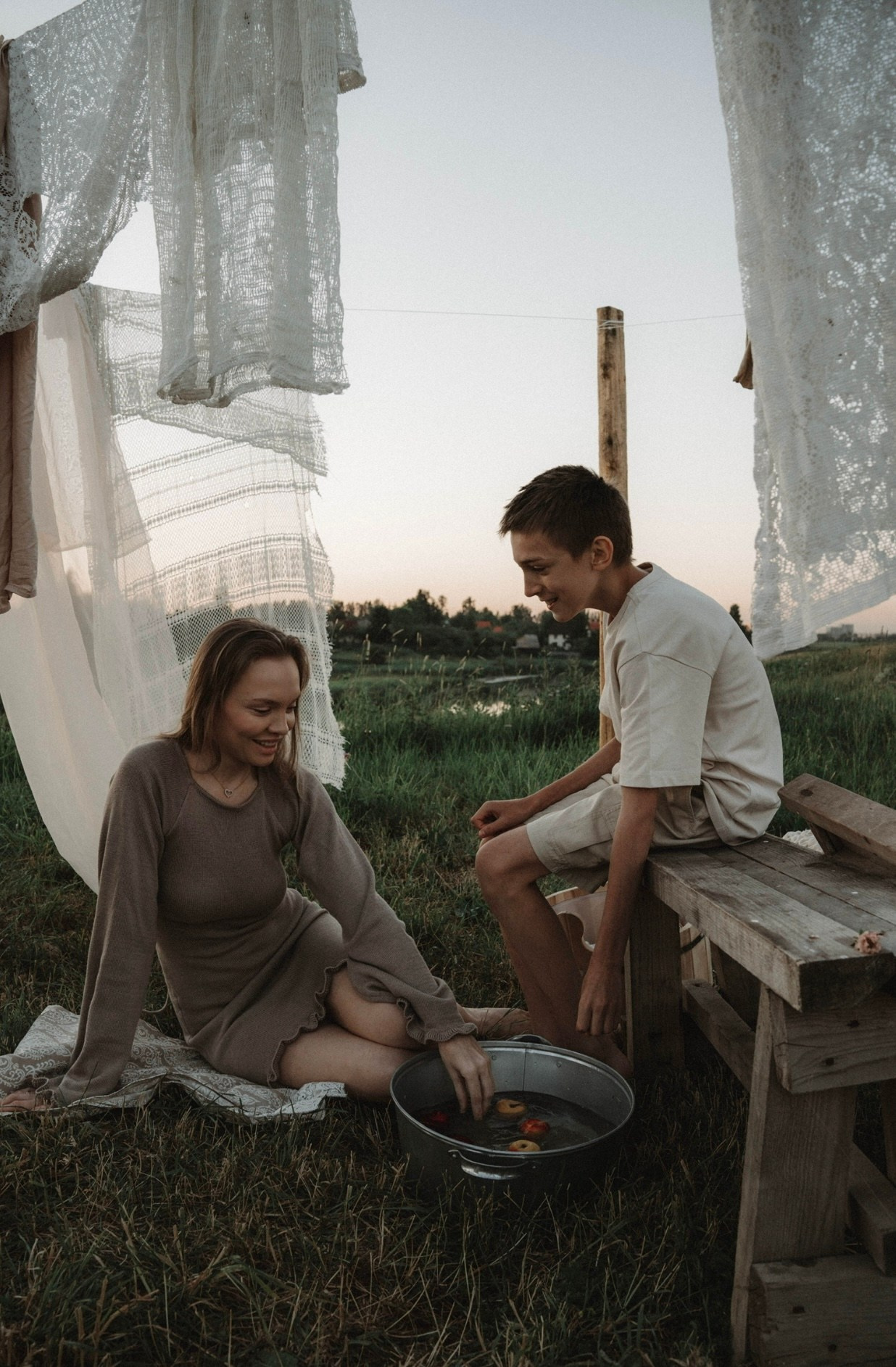 Вика и дети. Фотосессия в Санкт-Петербурге