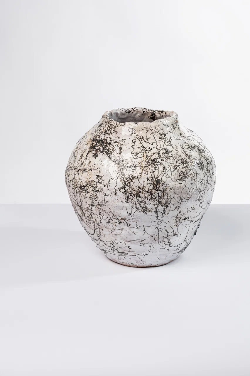 Ваза «Линии раку». Арт-керамика Катерины Жизневской