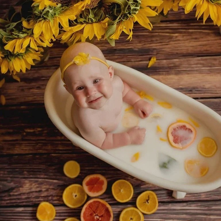 Детские молочные ванночки. Меркулова Ольга фотограф Воронеж