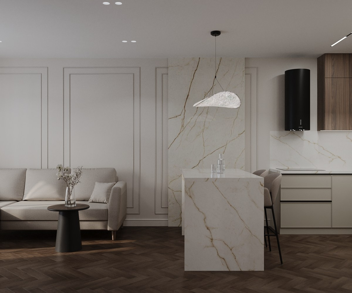 Квартира 52 кв. м. ЖК Сибиряков. Annything design