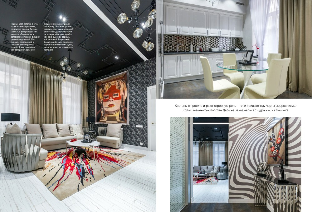 Интерьерный фотограф Кузнецов Сергей — Публикация интерьерной съёмки в журнале Красивые квартиры