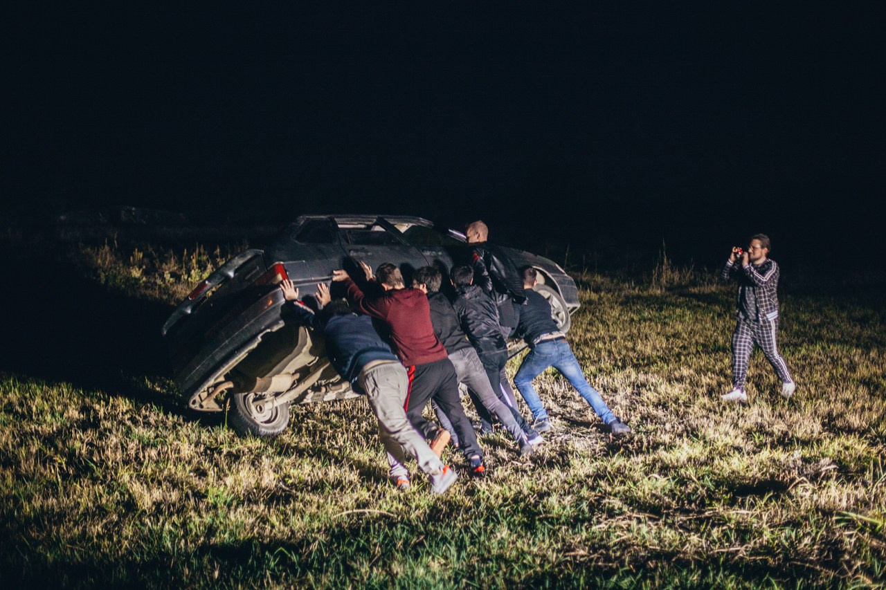 Бэкстейдж съемка рекламы. Фотограф Денис Денисов