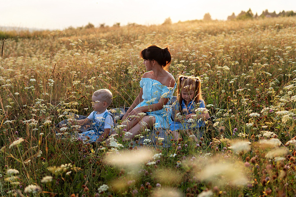 Семья на&nbsp;отдыхе