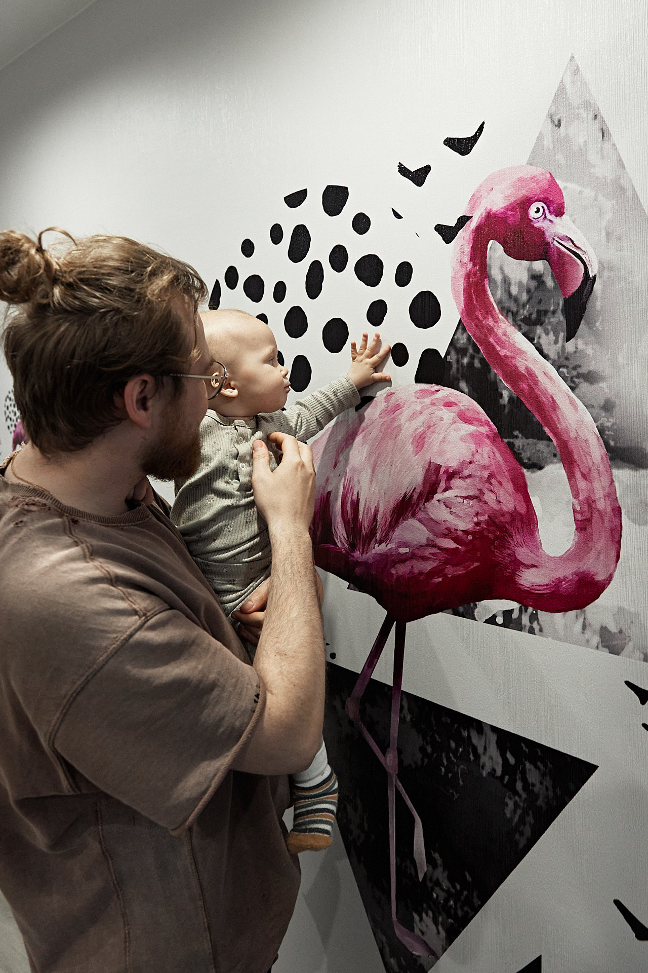 Проект 'Розовый Фламинго': Красота настенной печати | WallDreams. ПЕЧАТЬ НА СТЕНАХ ЕКАТЕРИНБУРГ