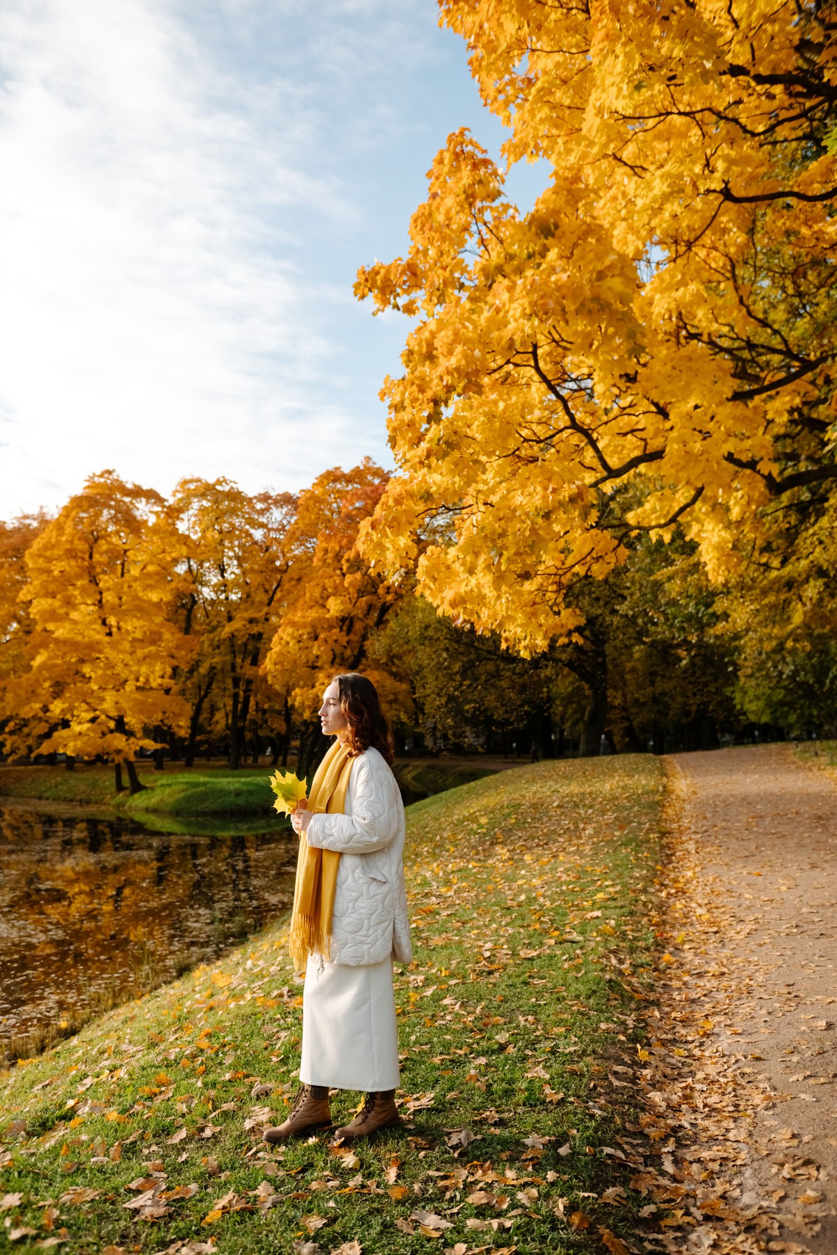 Осенняя фотосессия в Питере в Таврическом саду. Свадебный и сеейный фотограф в Санкт-Петербурге Елена Худякова