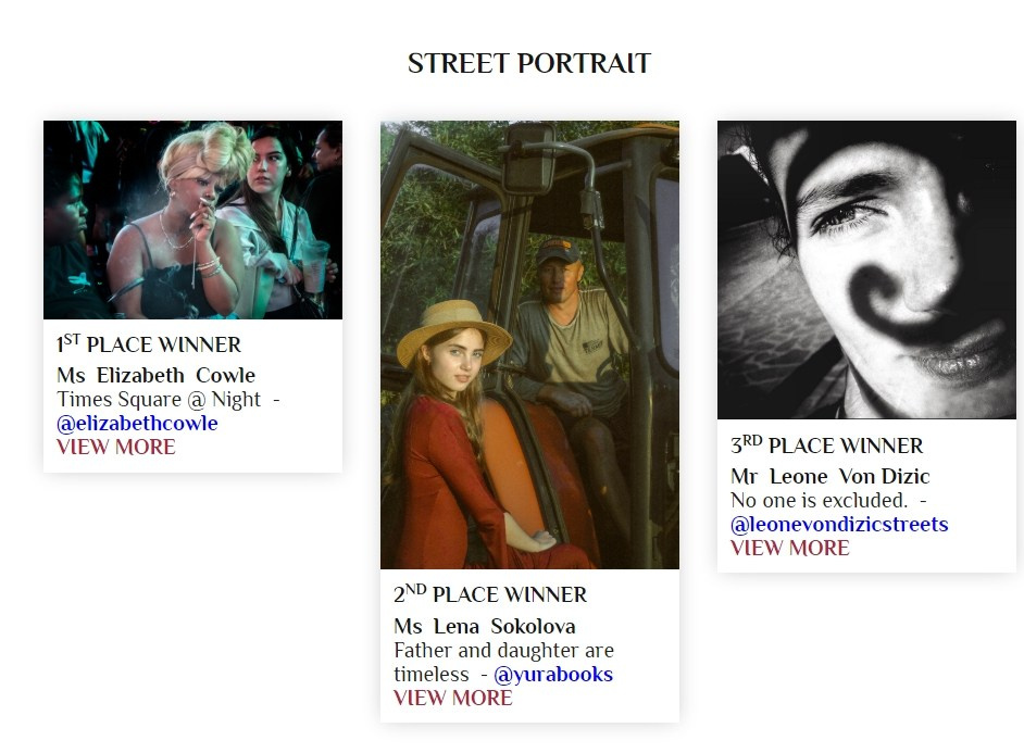 Серебро в Paris Street Photo Awards 2024 и два почетных упоминание жюри. Фотографии Лены Соколовой