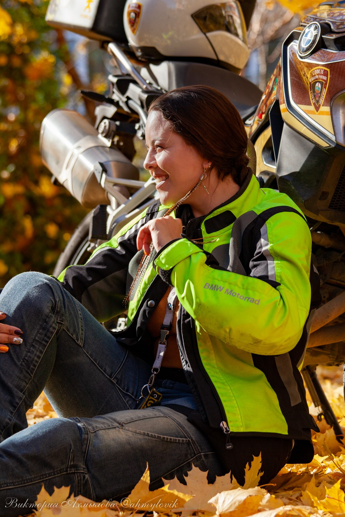 Маша Печенька (BMW GS1200). Виктория Ахмылова. Фотограф в Москве