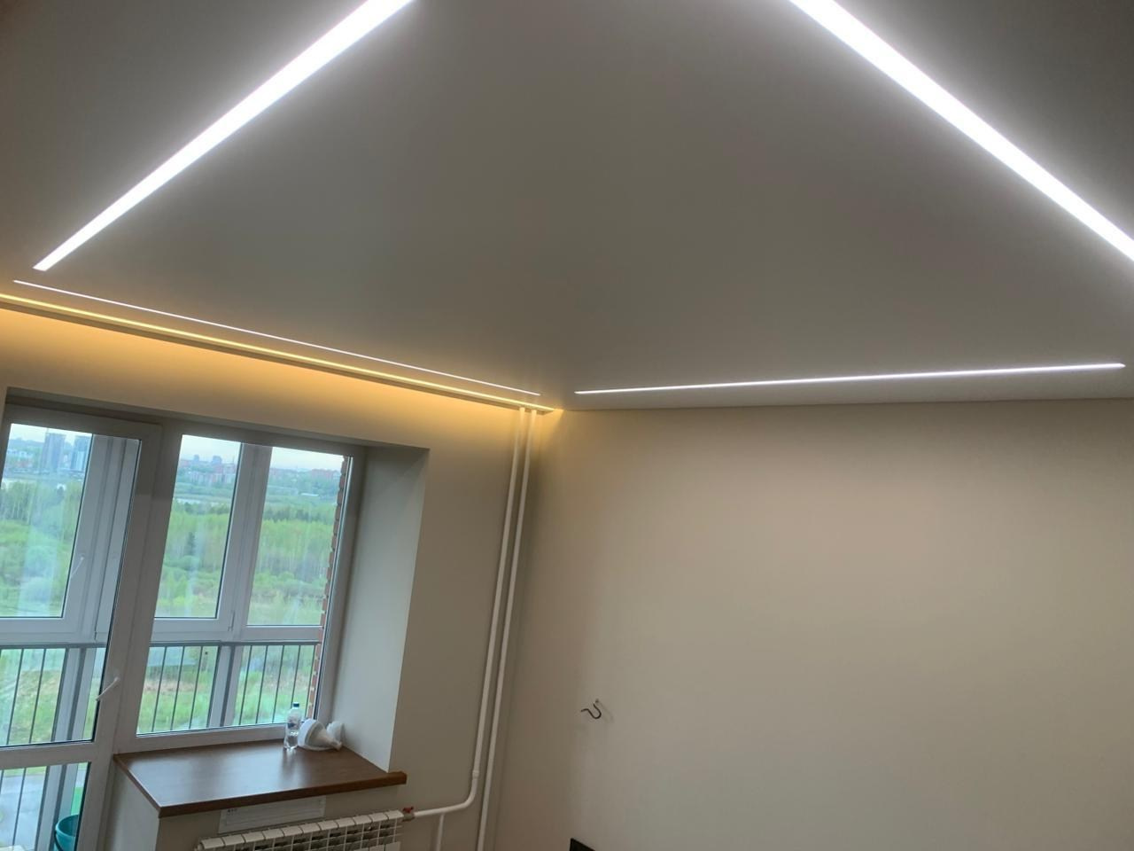 Наши работы. IK-Comfort — Натяжные потолки, двери и окна в Анжеро-Судженске