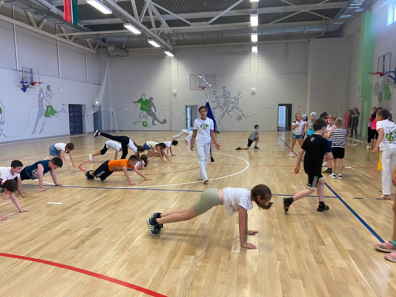 Мастер-классы по капоэйре для учеников многопрофильной 189-й школы в июне 2021 года