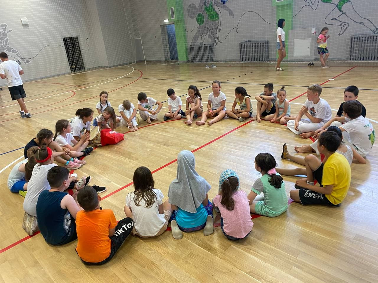 Мастер-классы по капоэйре для учеников многопрофильной 189-й школы в июне 2021 года