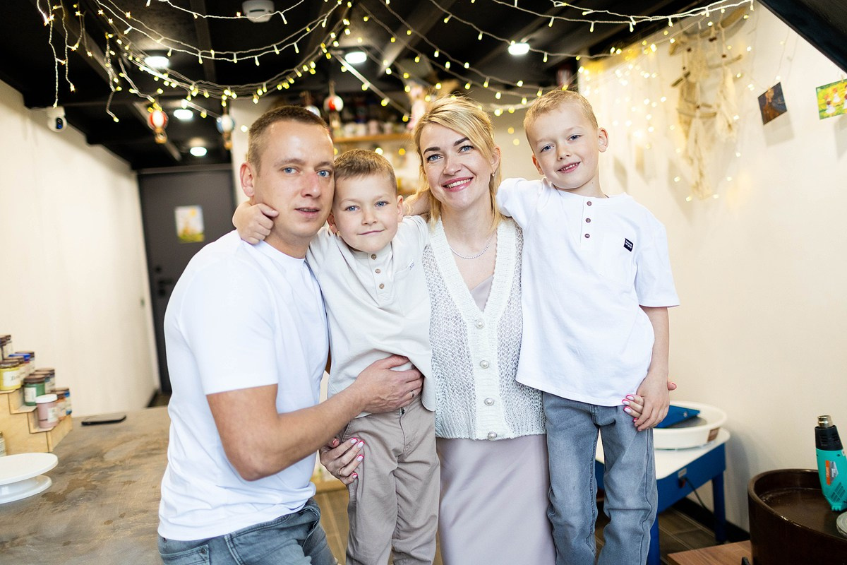 Семейные истории в гончарной мастерской. Детский и семейный фотограф Домодедово