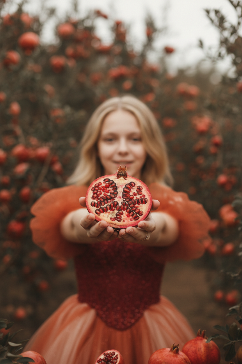 В гранатовом саду. Шаблоны и дизайны выпускных альбомов и фотокниг