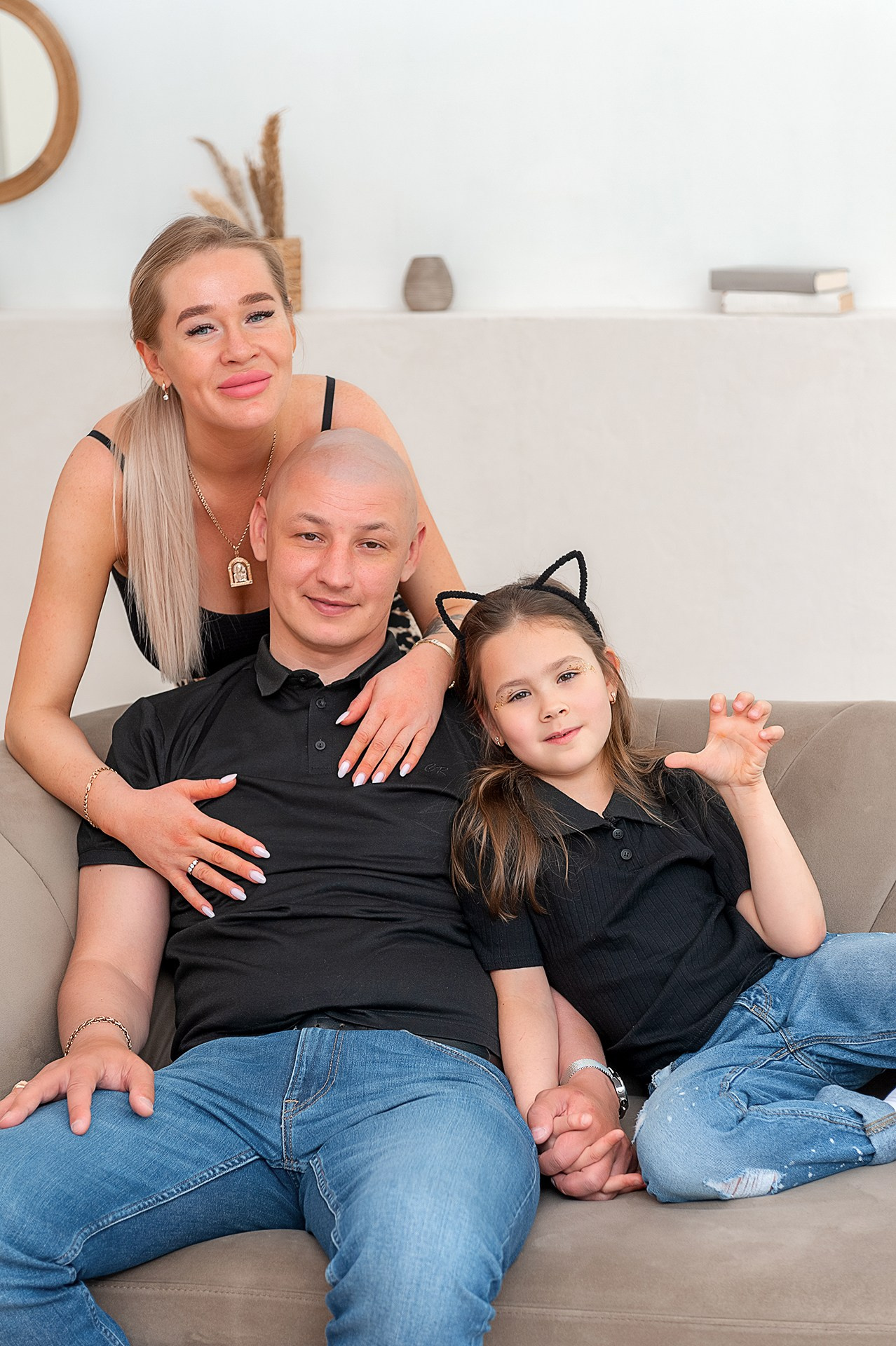 Семья Ксении. Семейный и женский фотограф, контент фотосессия в Екатеринбурге