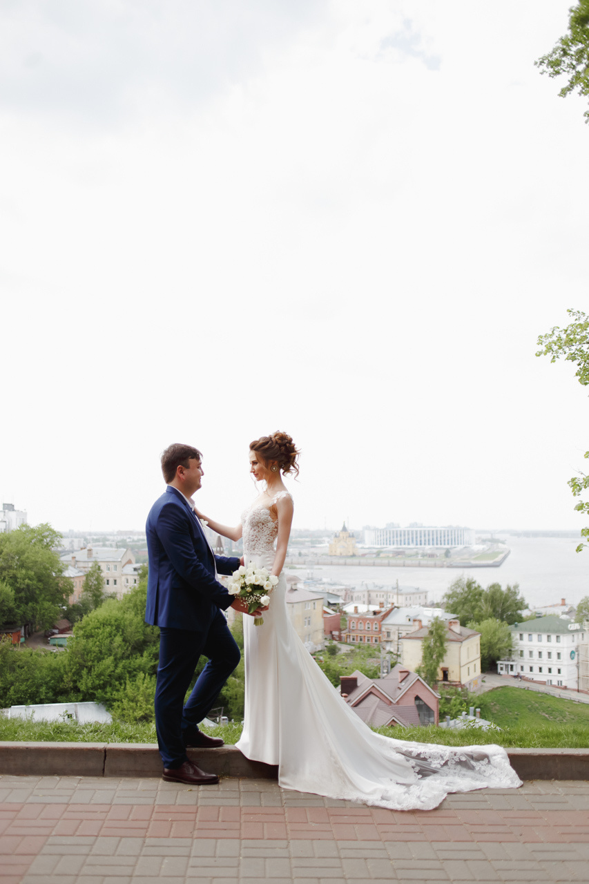 Алена и Борис (прогулка и начало банкета). Семейный и свадебный фотограф в Нижнем Новгороде