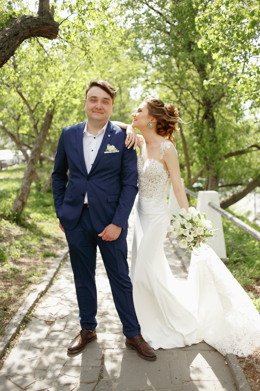 Алена и Борис (прогулка и начало банкета). Семейный и свадебный фотограф в Нижнем Новгороде