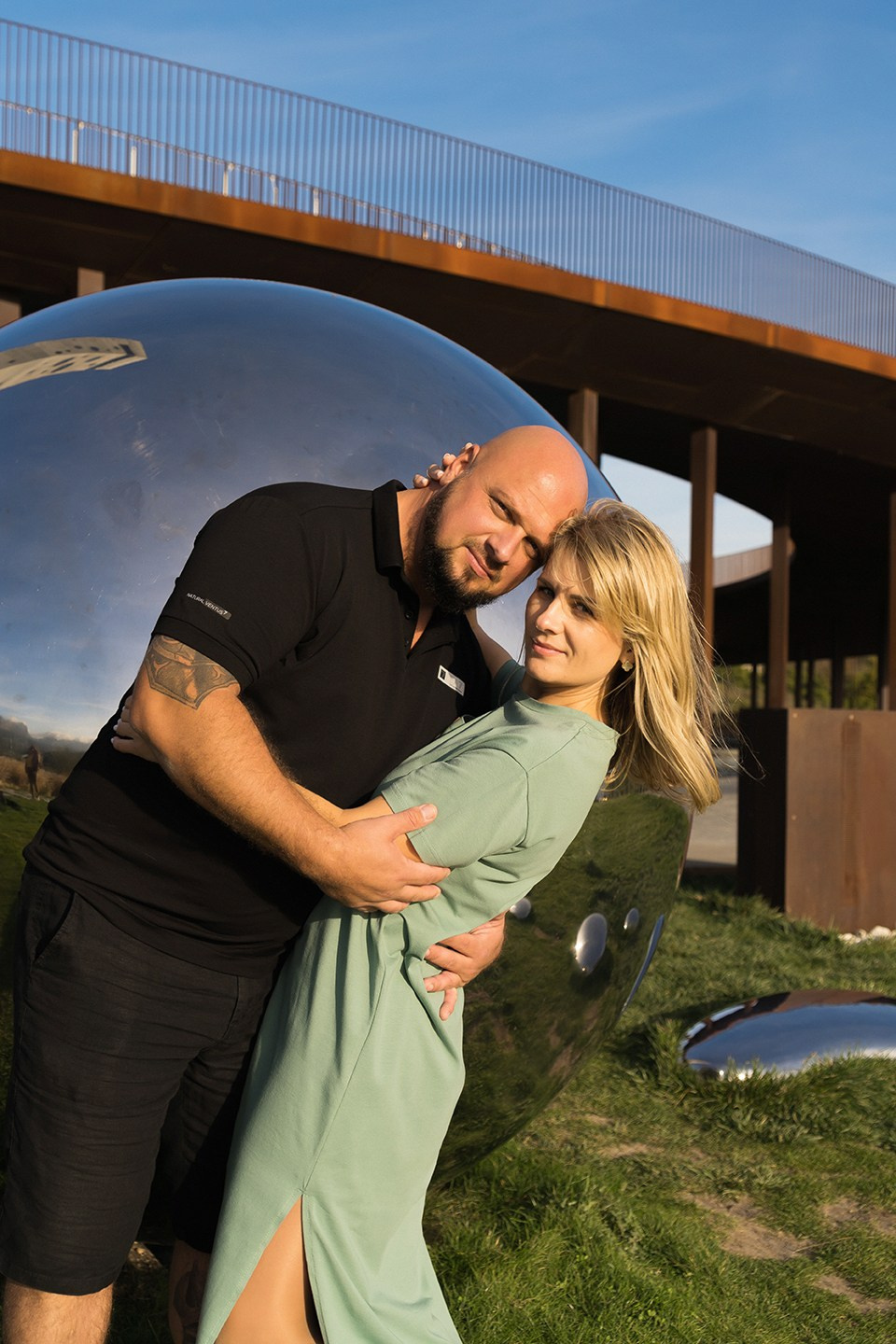 Съёмка на территории отеля. Семен Соколов