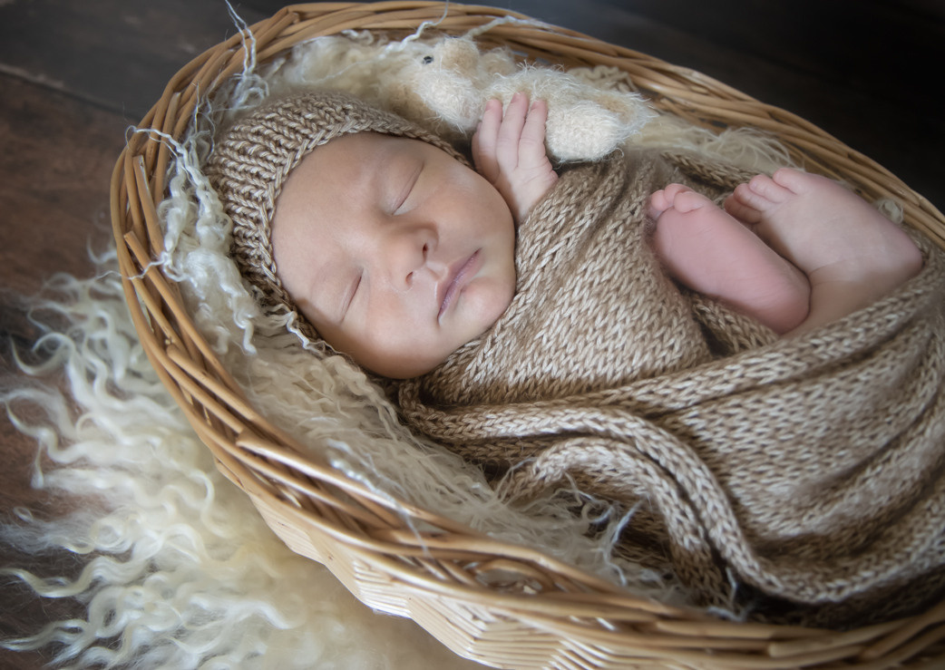 Иван 3 недели. Семейный и детский фотограф в Комсомольске-на-Амуре Елена Калькаева
