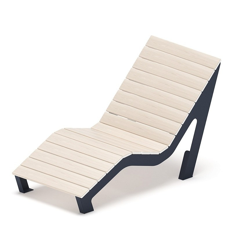 Шезлонг парковый - МФ 42.03.01-11 (Светлый дуб) Д:780 (под анкера) Габариты (ШхДхВ): 1690x780x930 мм 