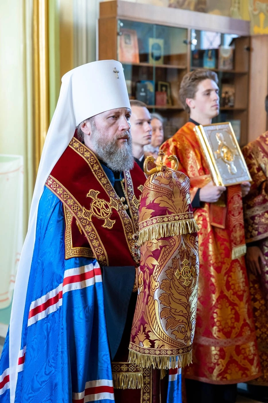 В КАНУН СОБОРА САРАТОВСКИХ СВЯТЫХ СОВЕРШЕНО СОБОРНОЕ АРХИЕРЕЙСКОЕ БОГОСЛУЖЕНИЕ. Саратовское Северо-Западное благочиние