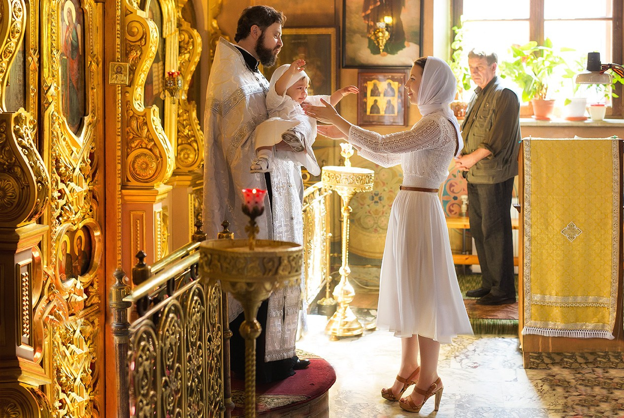 Крещение. Семейный фотограф в Москве Екатерина Ширей
