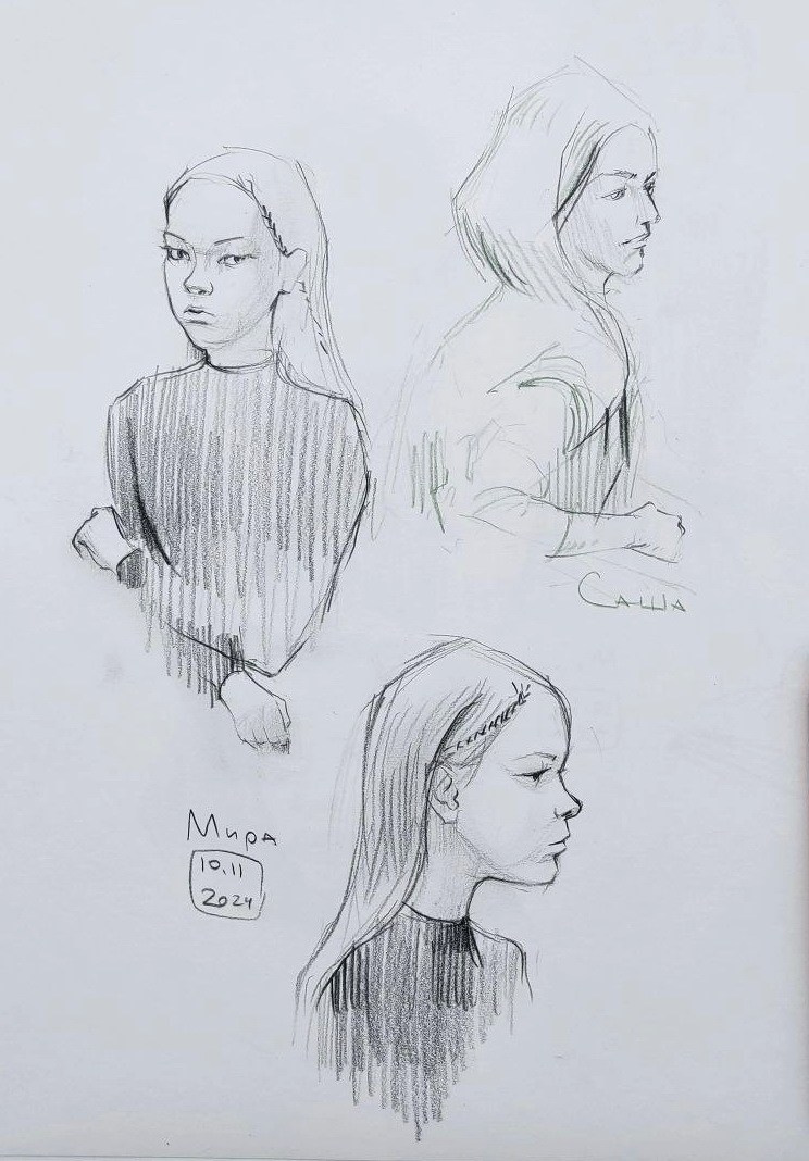 Quick Sketches. Alexander Manaenkov | Watercolor Artist from Siberia